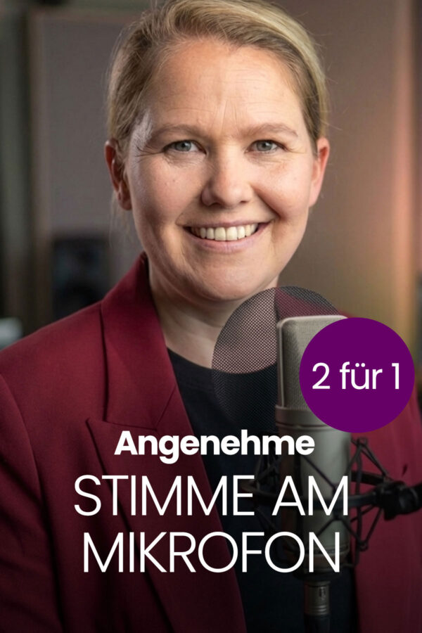 Angenehme Stimme am Mikrofon