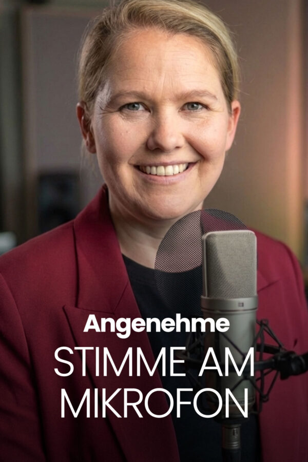 Angenehme Stimme am Mikrofon